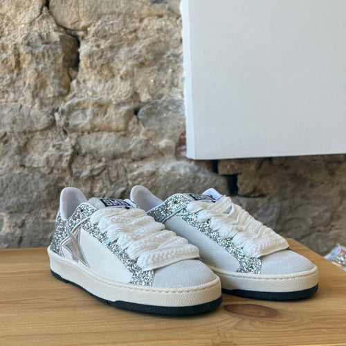 Basket Argenté Paillettes