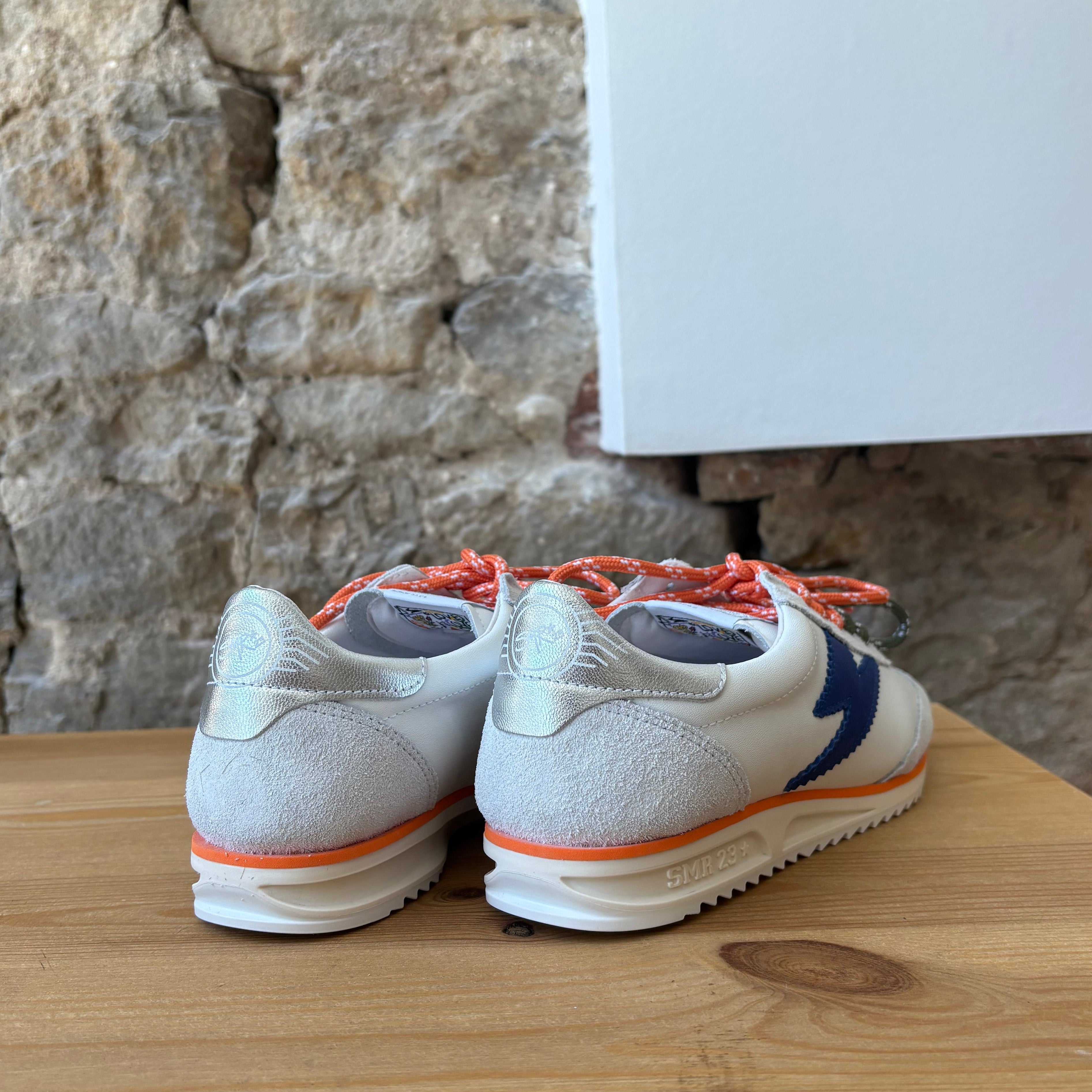 Baskets Semerdjian Blanc & Orange