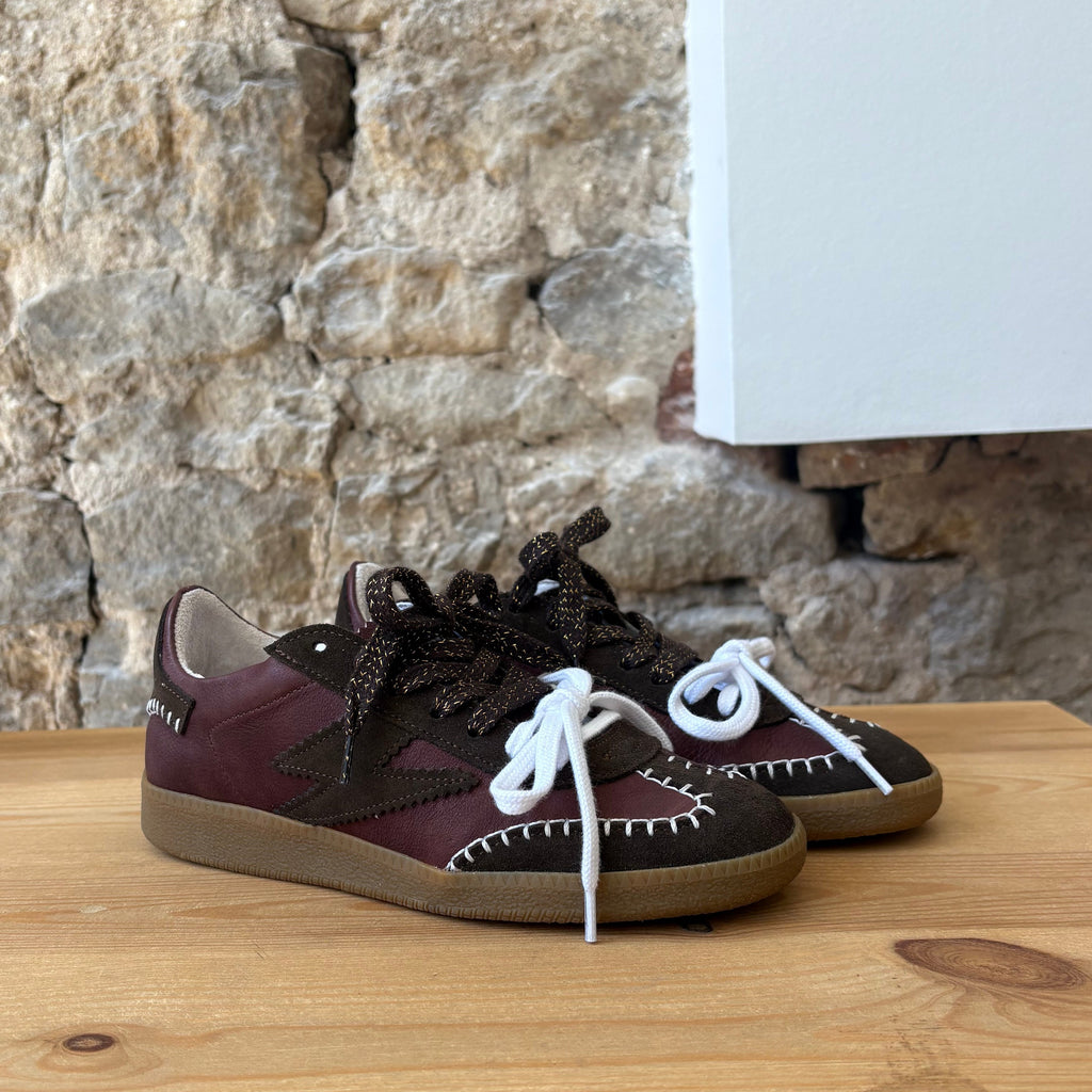 Baskets Semerdjian Bordeaux & Chocolat