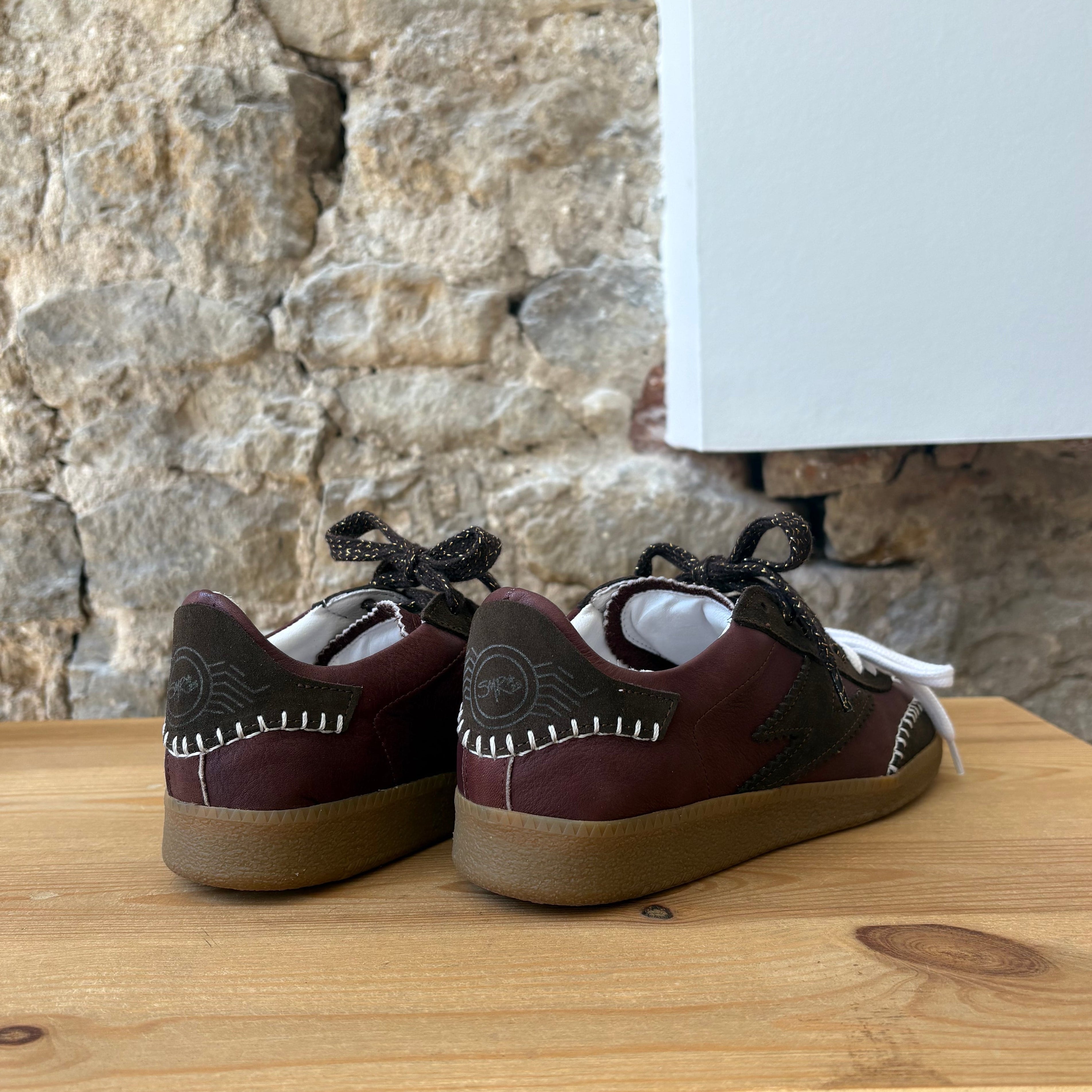 Baskets Semerdjian Bordeaux & Chocolat