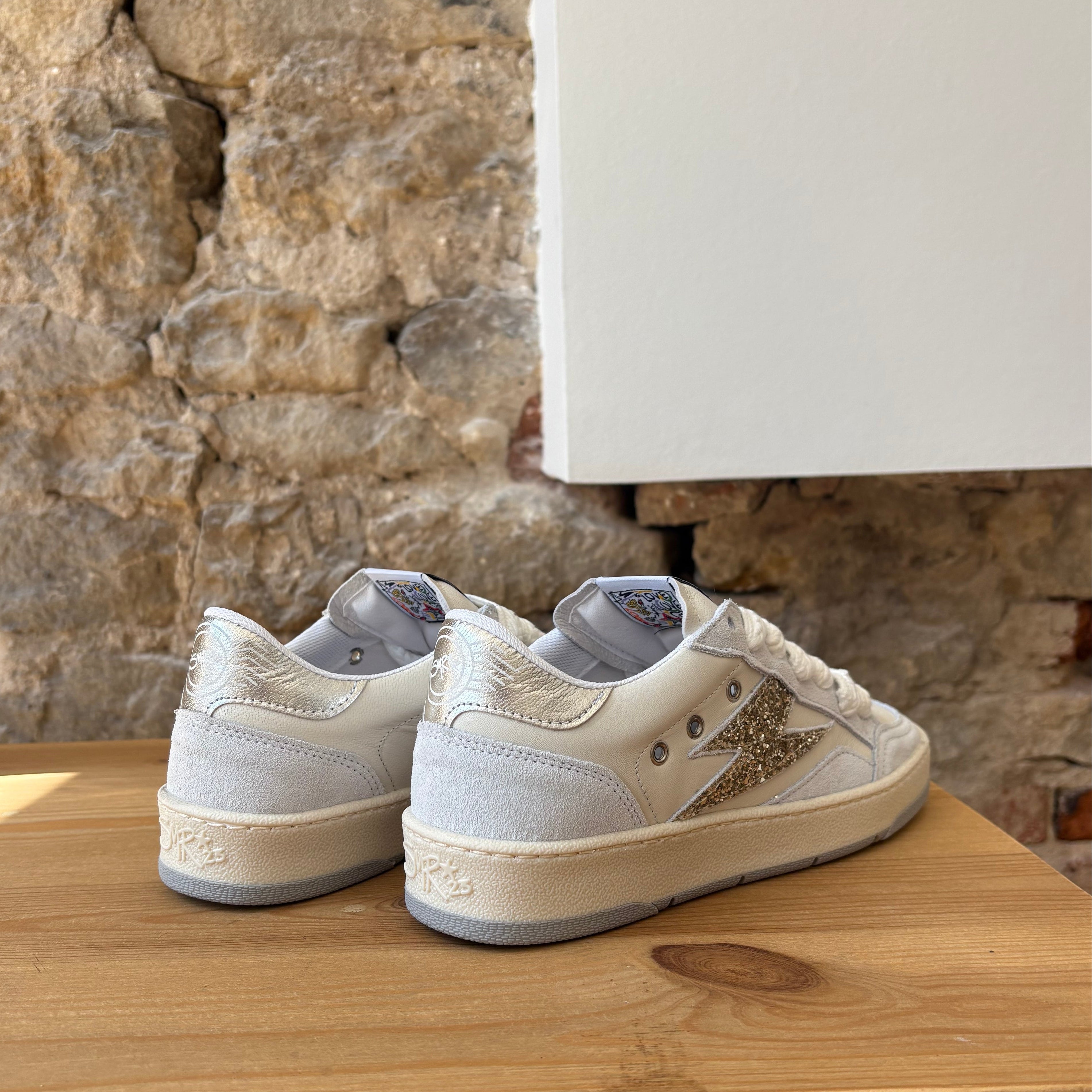 Baskets Semerdjian Blanc & Bleu