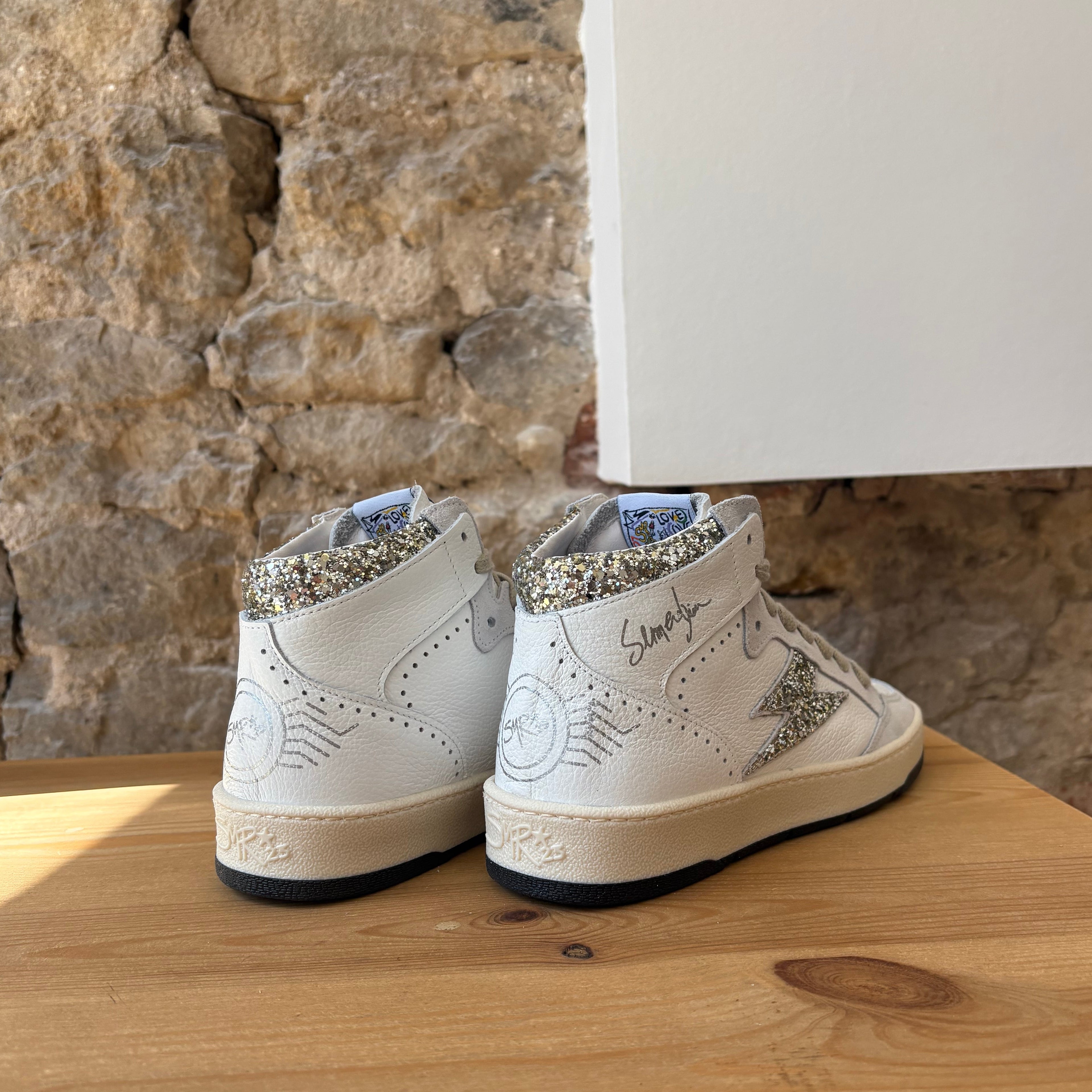 Baskets Semerdjian Montantes Blanc & Gris