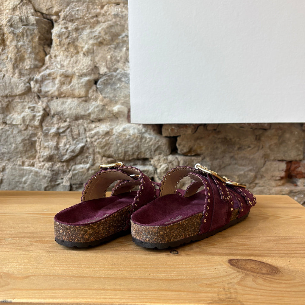 Semerdjian Mules à Clous Bordeaux