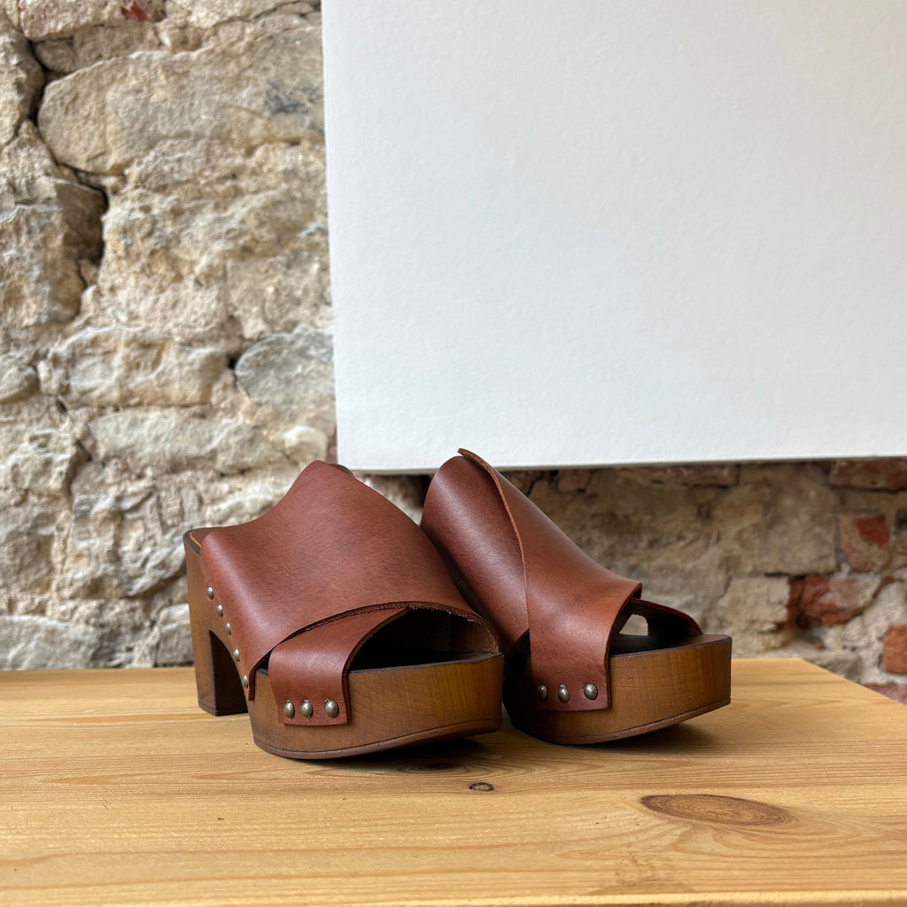 Sabot Cuir Marron