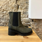 Bottine Kaki