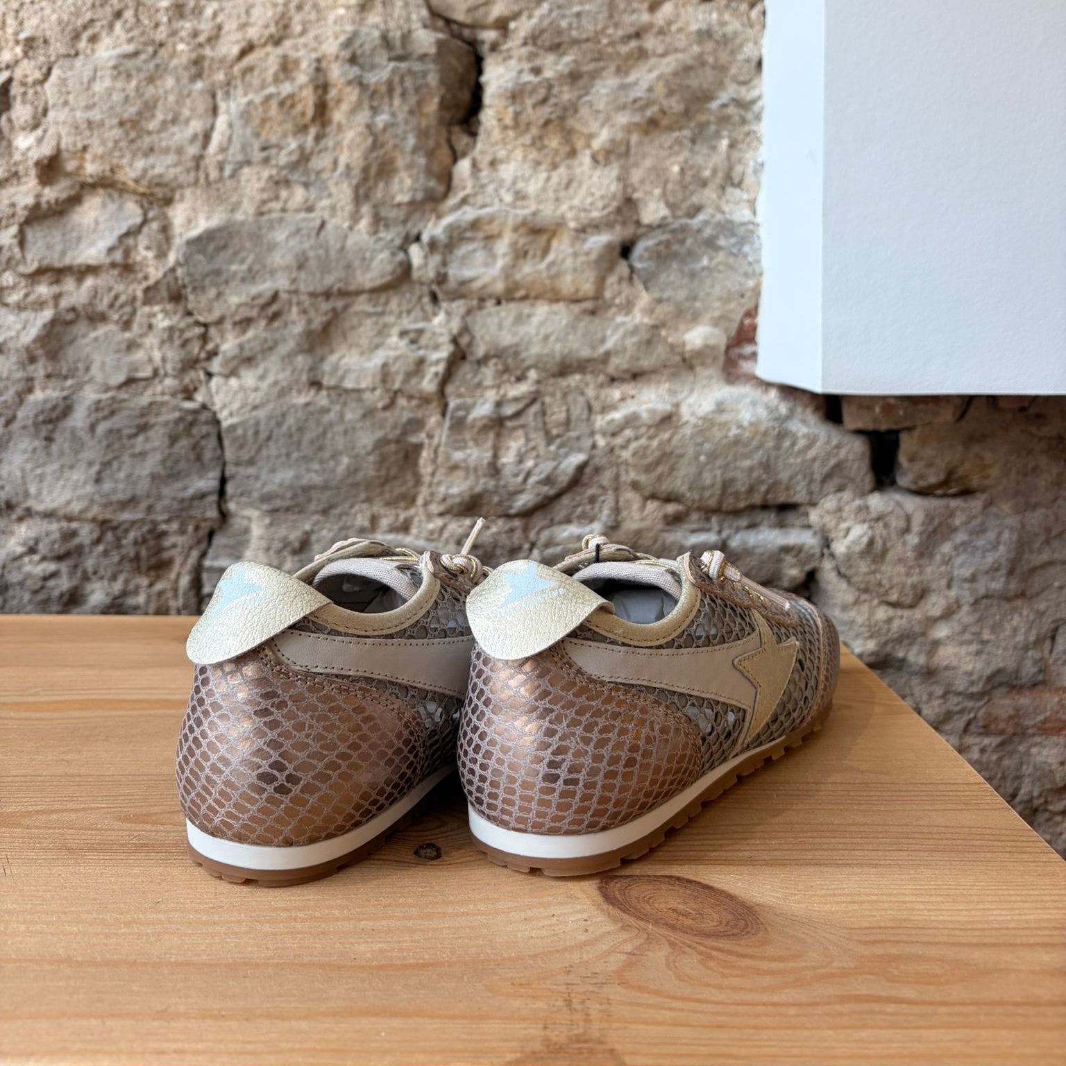 Basket Cetti Bronze et Gris