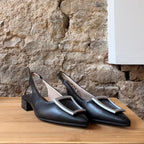 Slingback Hispanitas Noir