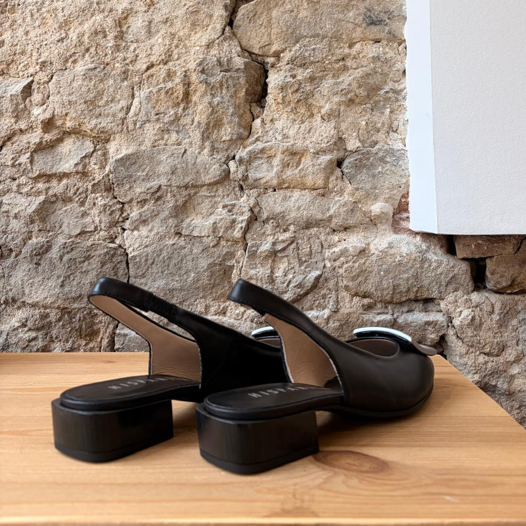 Slingback Hispanitas Noir