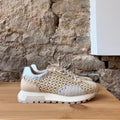 Basket Hispanitas Beige Argenté