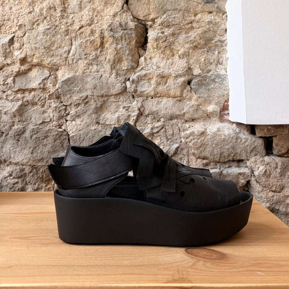 Sandale Plateforme Papucei Noir