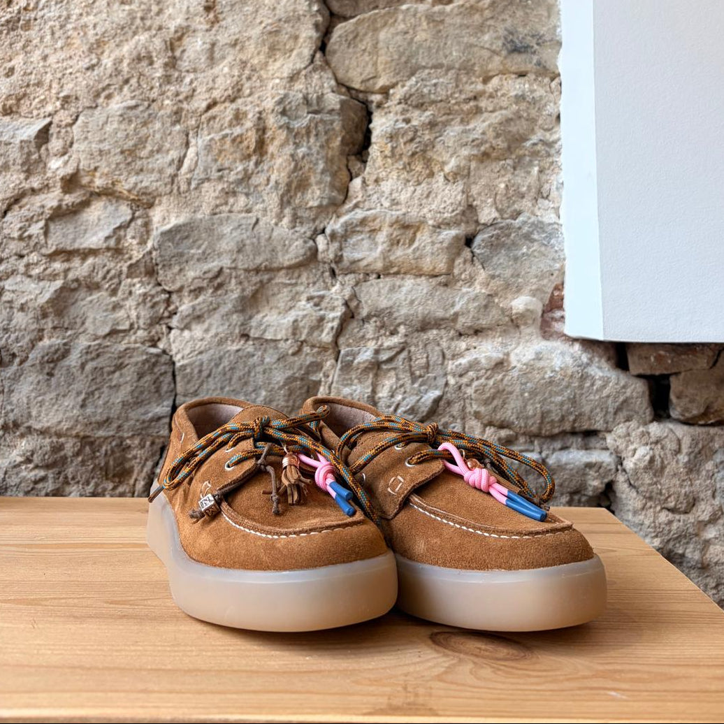 Mocassin Bateau Méliné Camel