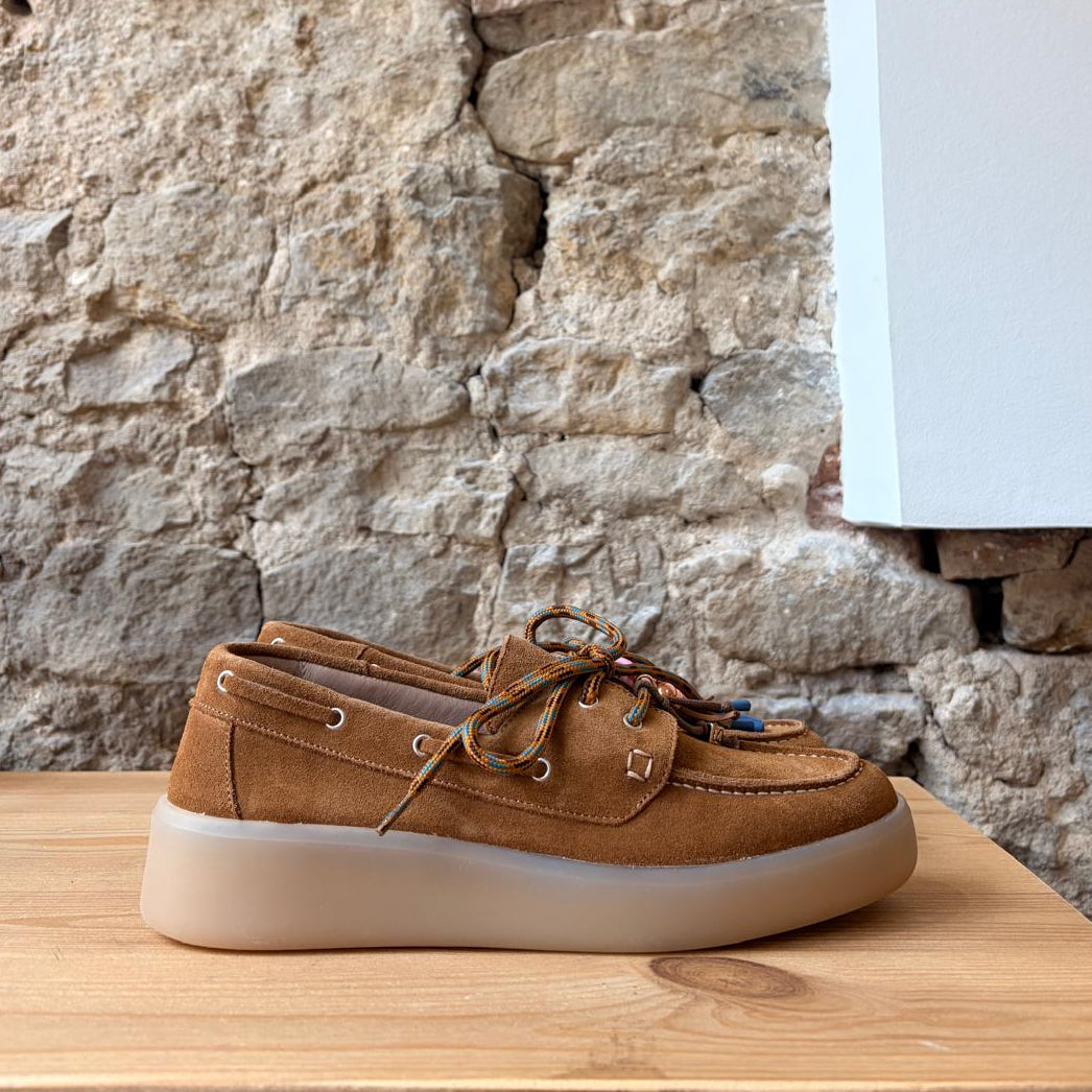 Mocassin Bateau Méliné Camel