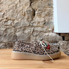 Mocassin Bateau Méliné Léopard
