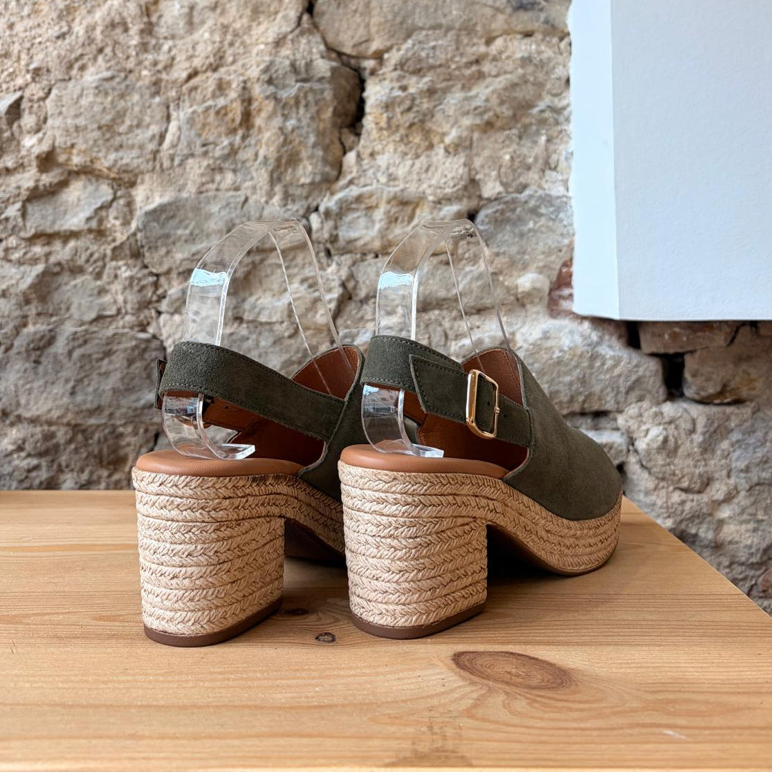 Sandale plateforme We Do Kaki