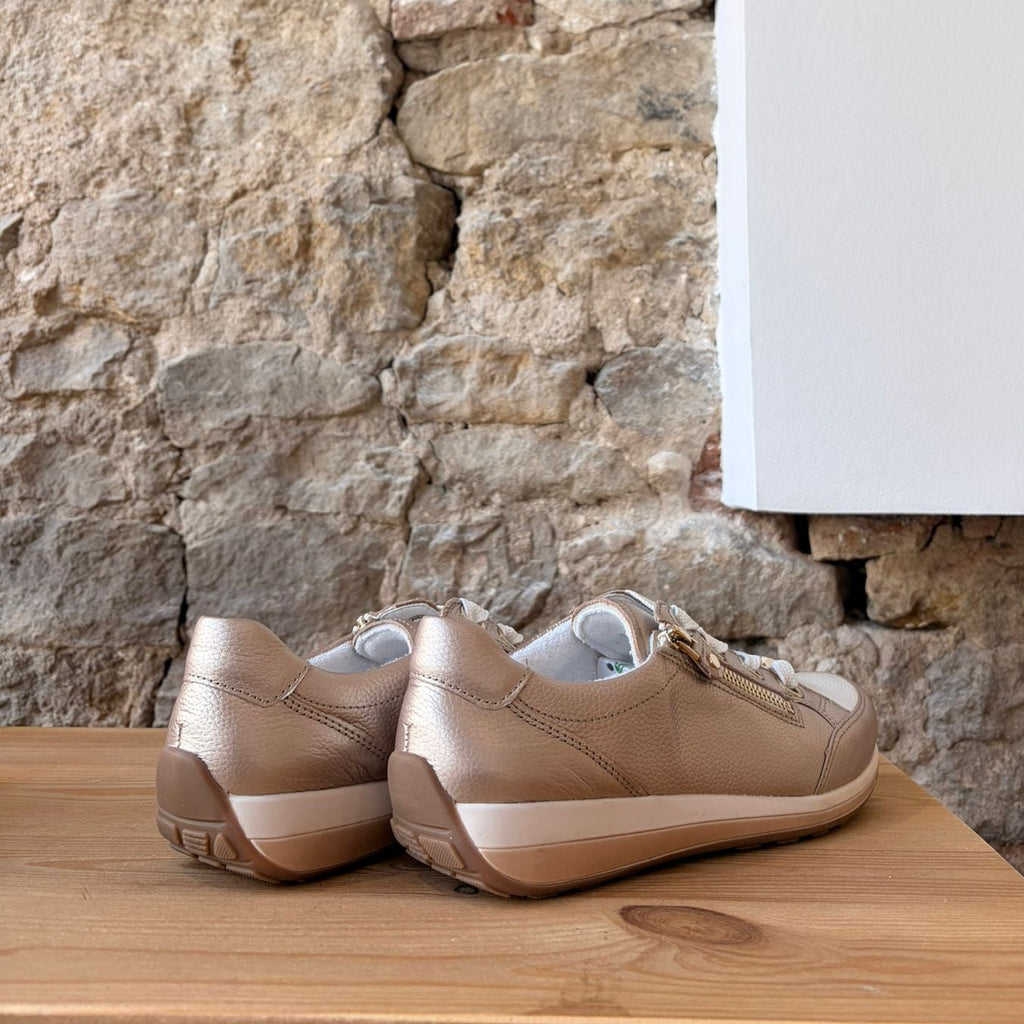 Basket Ara Beige & Doré