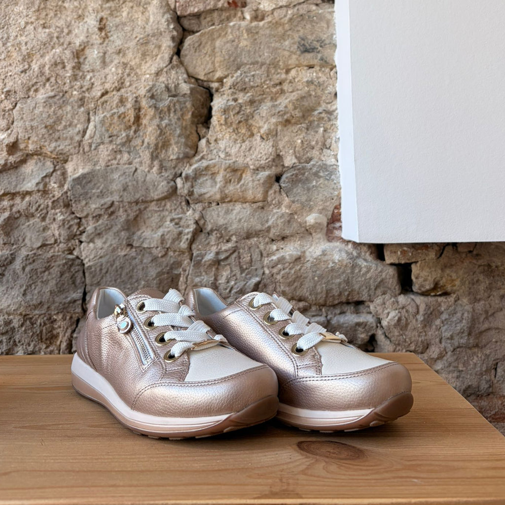 Basket Ara Beige & Doré
