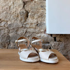 Sandale Vitulli Beige & Doré