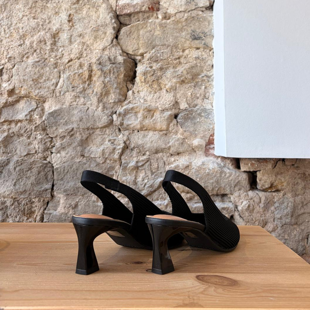 Slingback Miss Elastic Noir