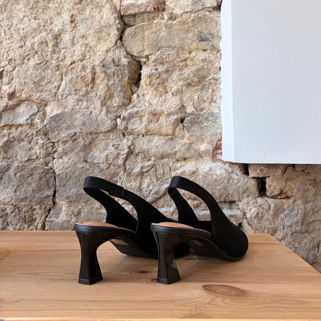 Slingback Miss Elastic Noir