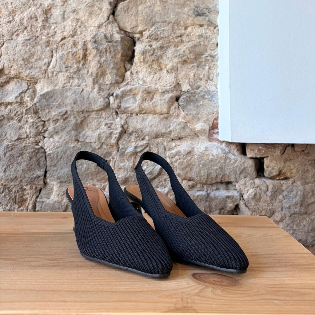 Slingback Miss Elastic Noir
