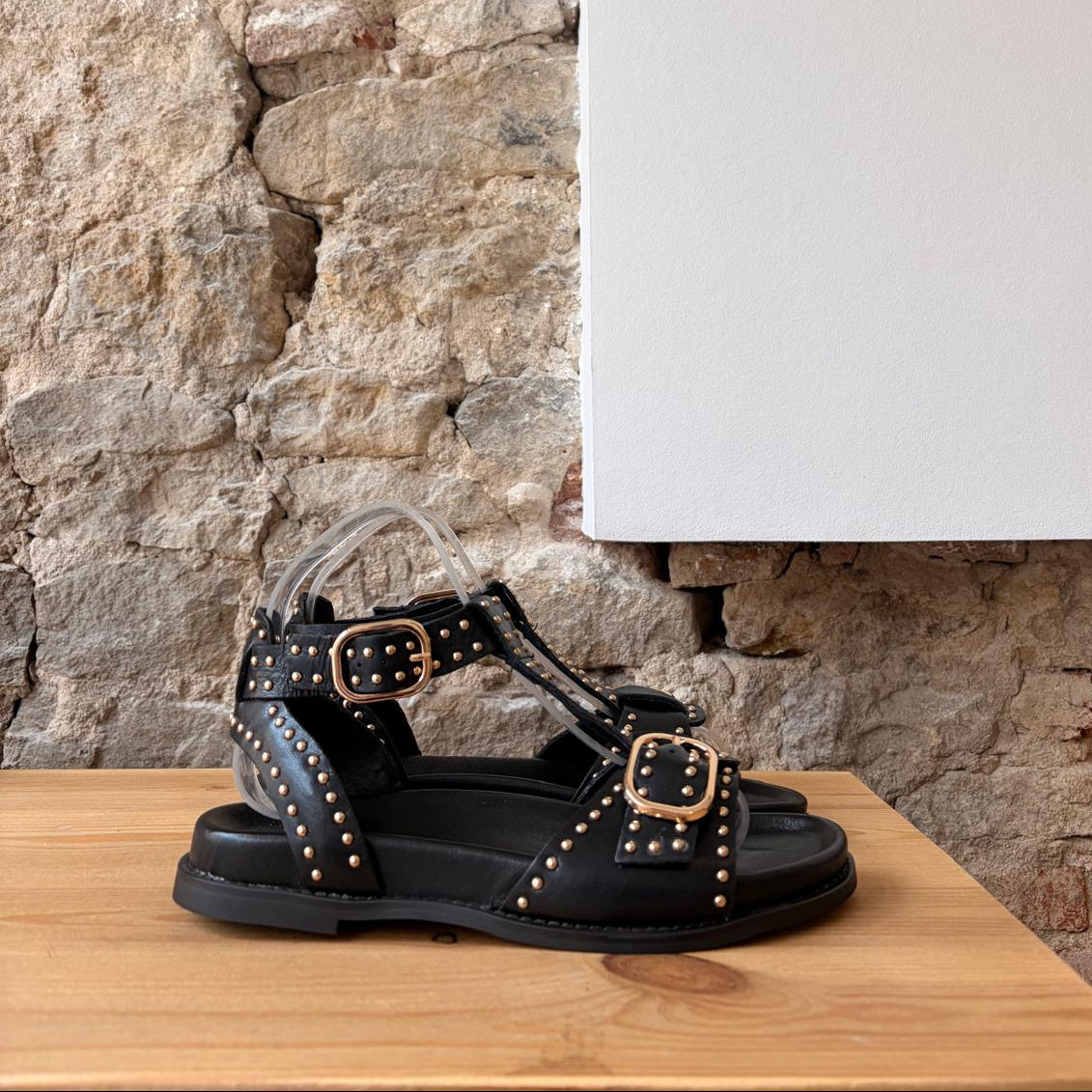 Sandales Clous Inuovo Noir