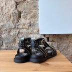 Sandales Clous Inuovo Noir