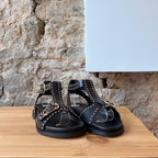 Sandales Clous Inuovo Noir
