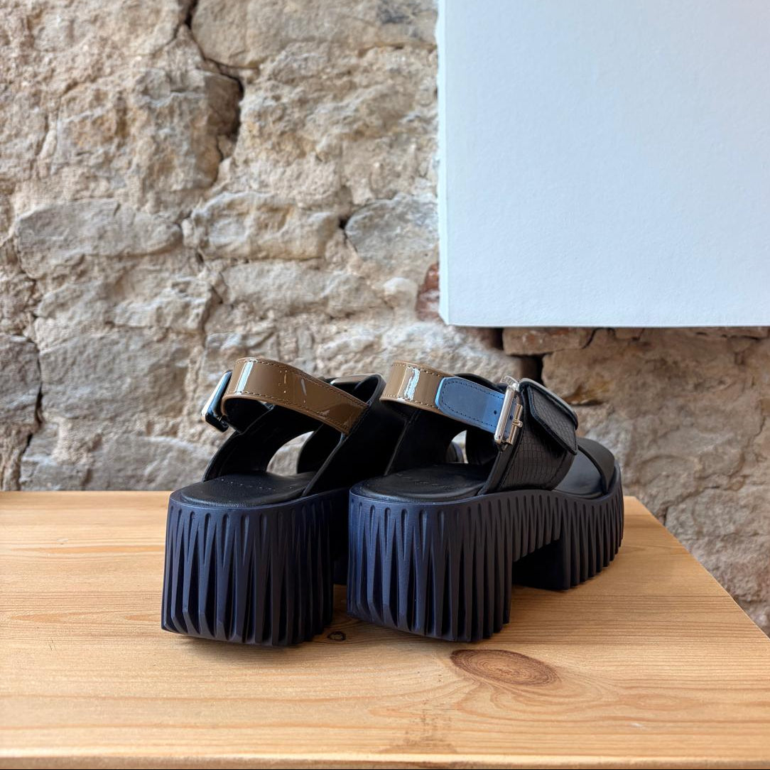 Sandales Plateforme 4CCCEES Noir