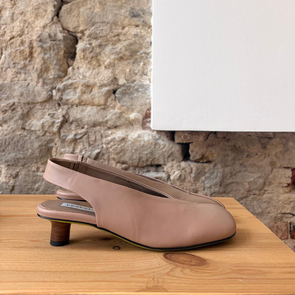 Slingback Nude