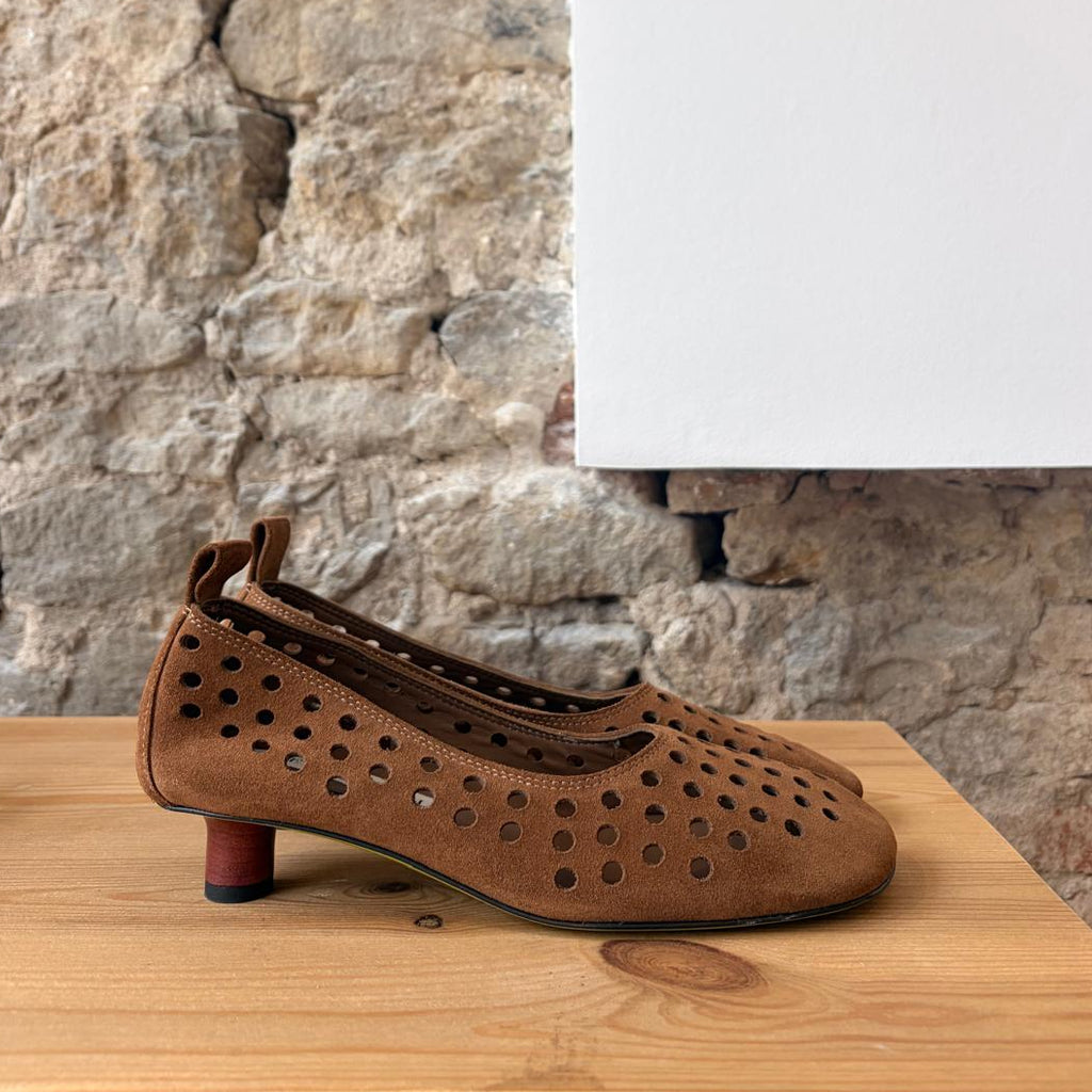 Escarpin Cognac
