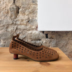 Escarpin Cognac