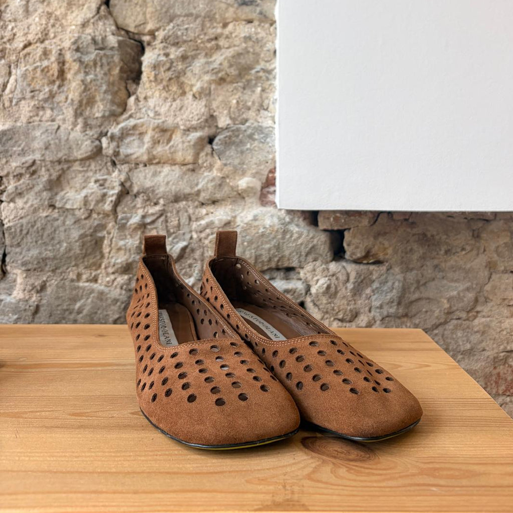 Escarpin Cognac