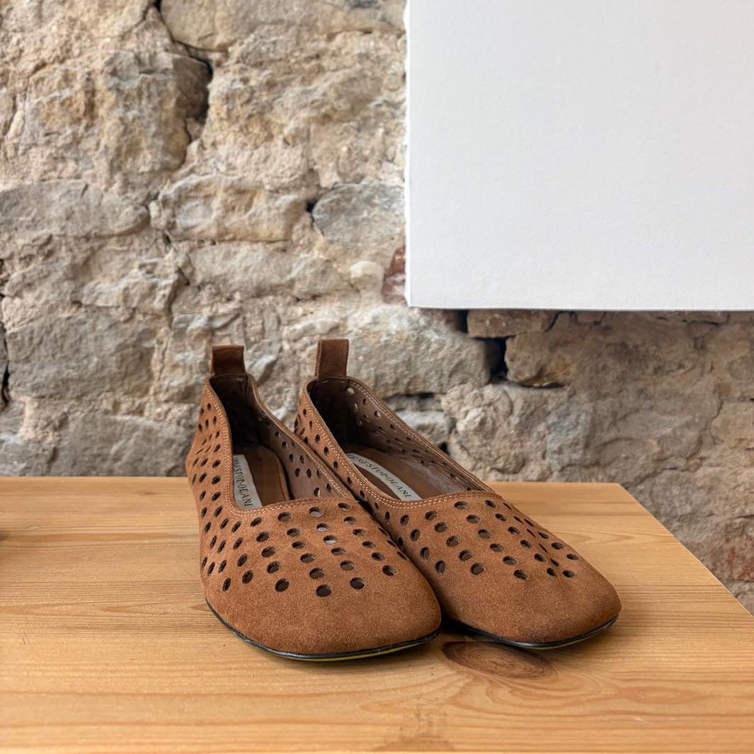 Escarpin Cognac