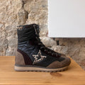 Basket montante CETTI Noir matelassé