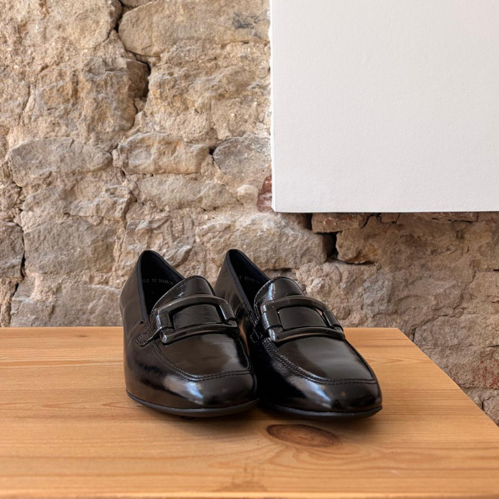 Mocassin Noir à talon