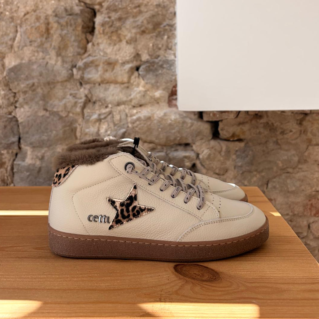 Basket montante CETTI Beige