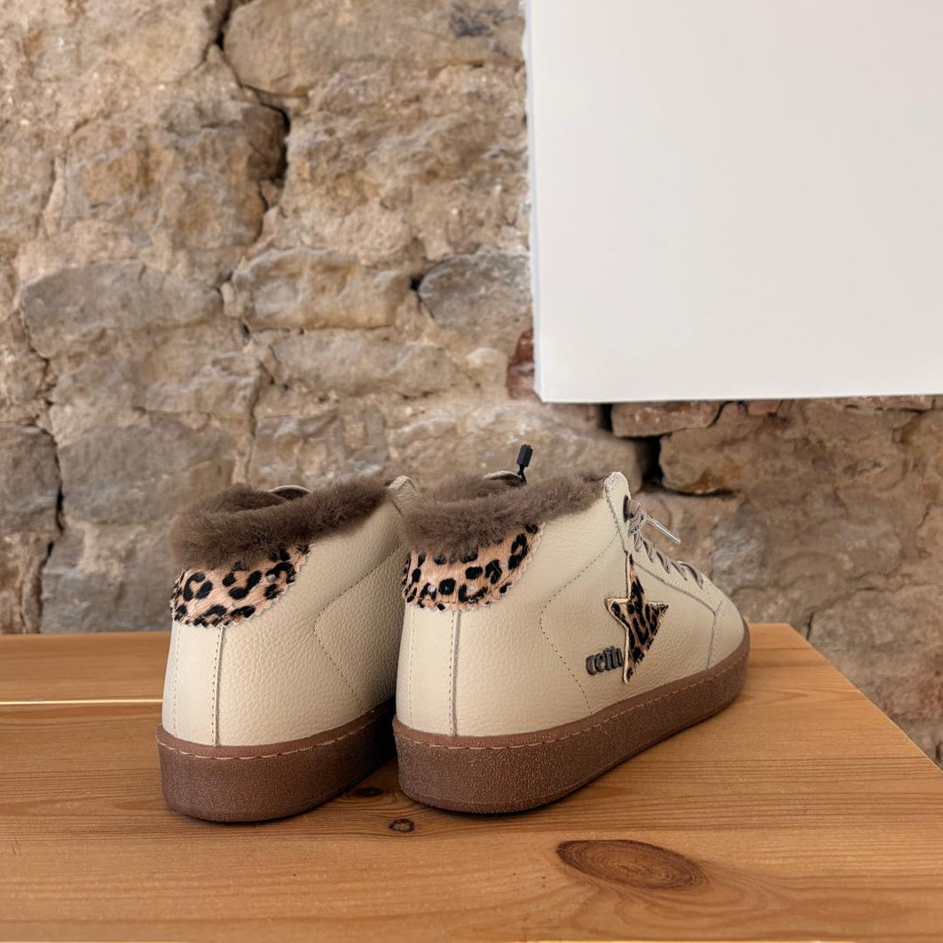 Basket montante CETTI Beige