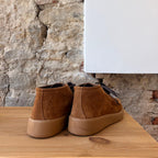 Bottine Mocassin Camel Léopard