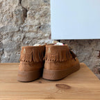 Bottine mocassin Camel