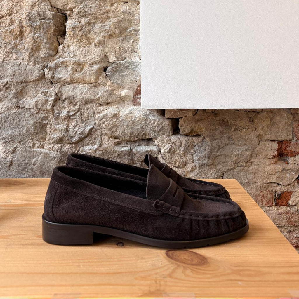 Mocassin en Daim Chocolat