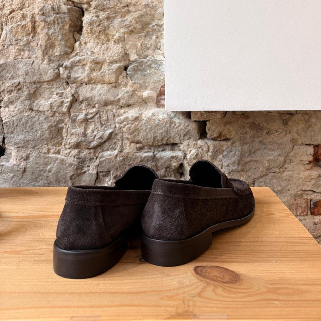 Mocassin en Daim Chocolat