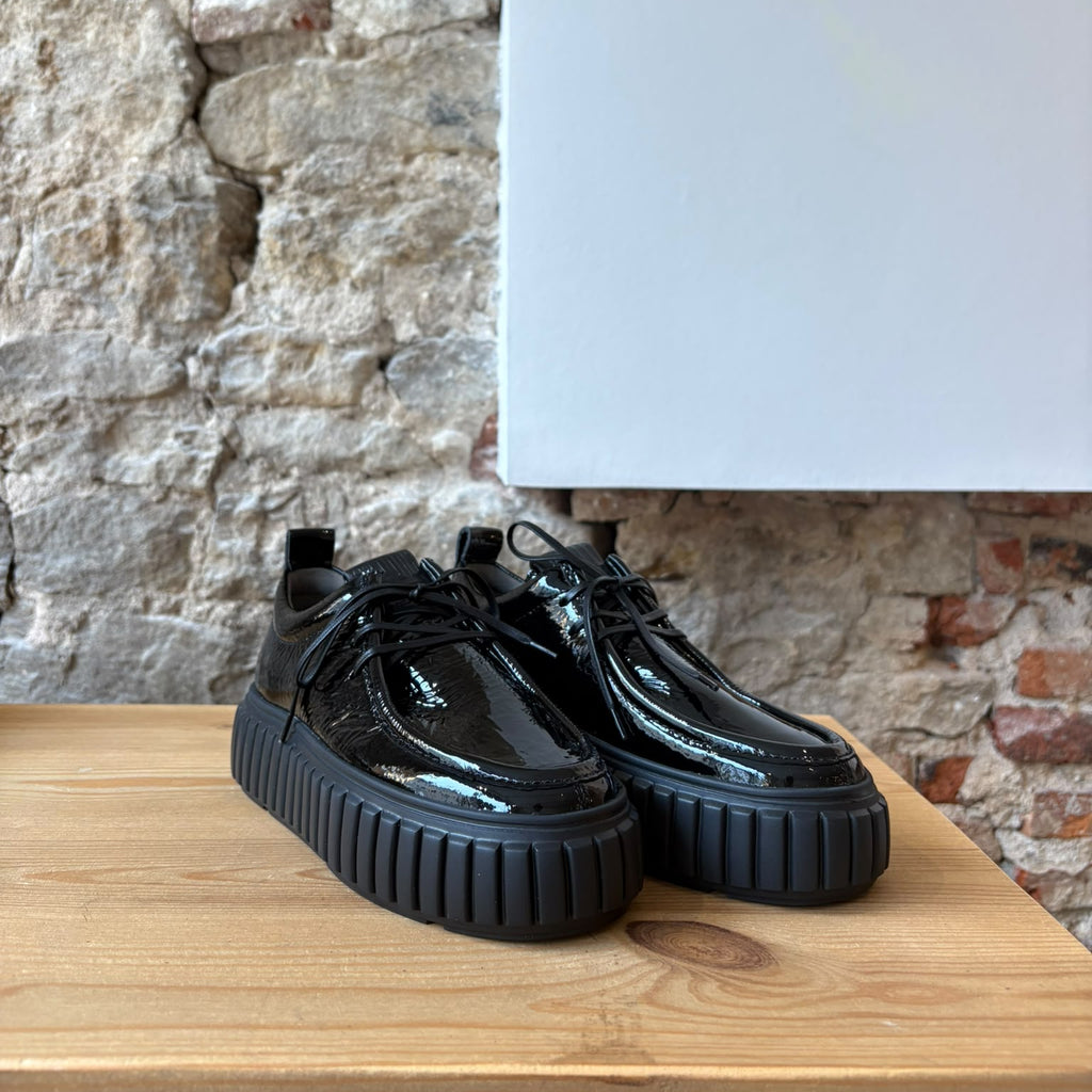 Mocassin noir vernis