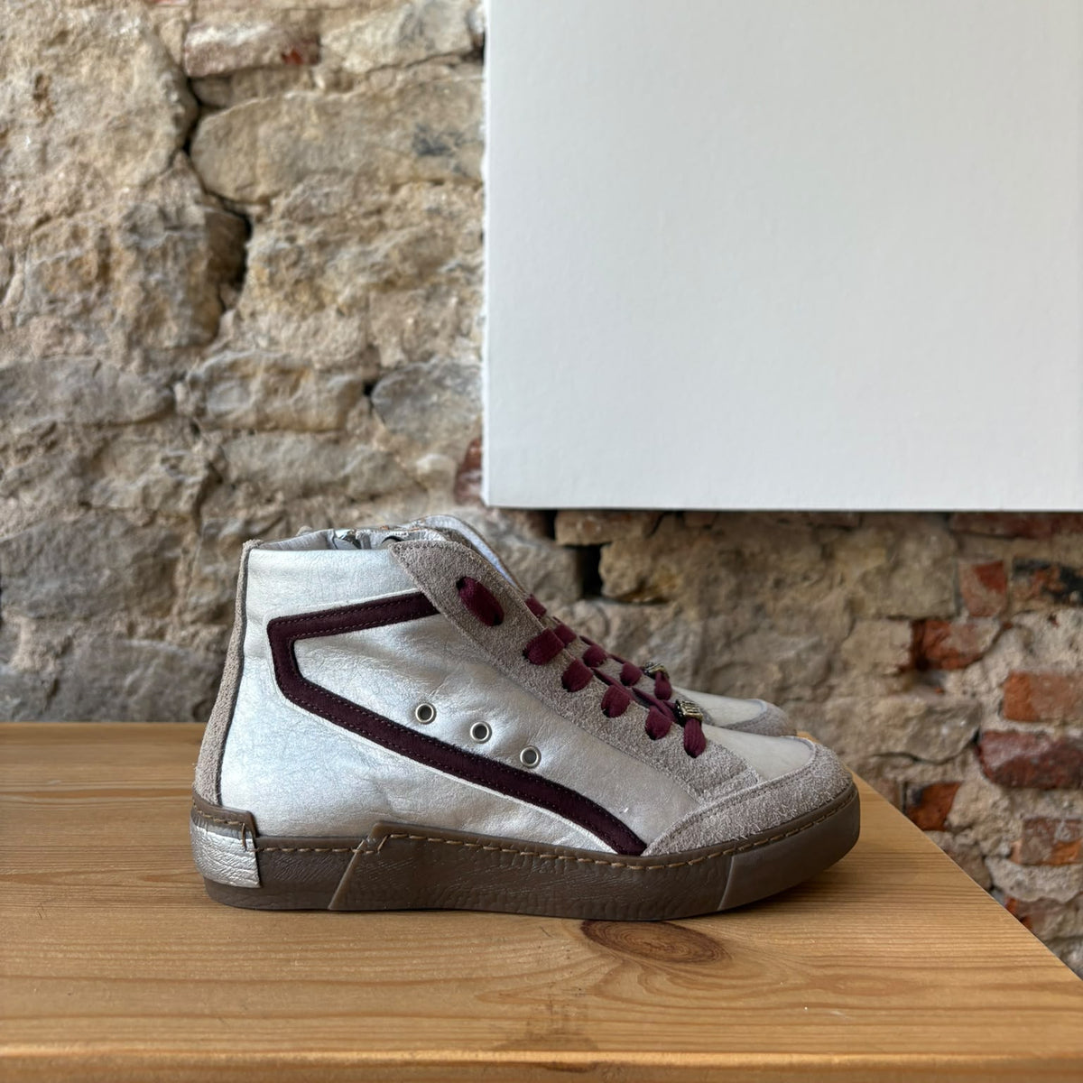 basket haute argentée