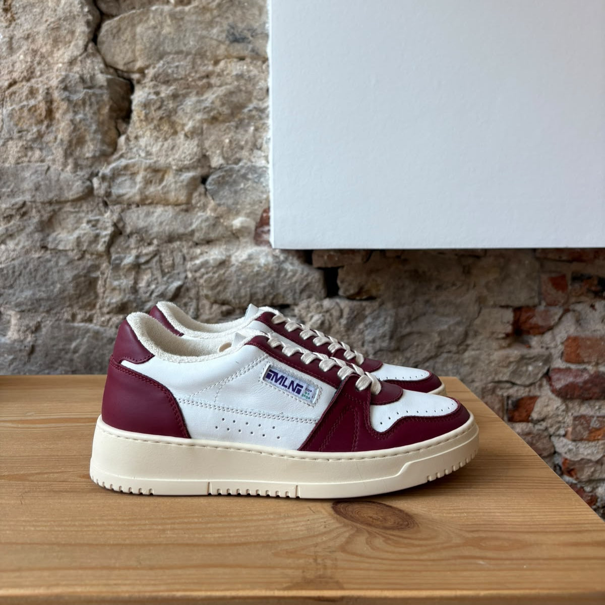 basket blanc & grenat